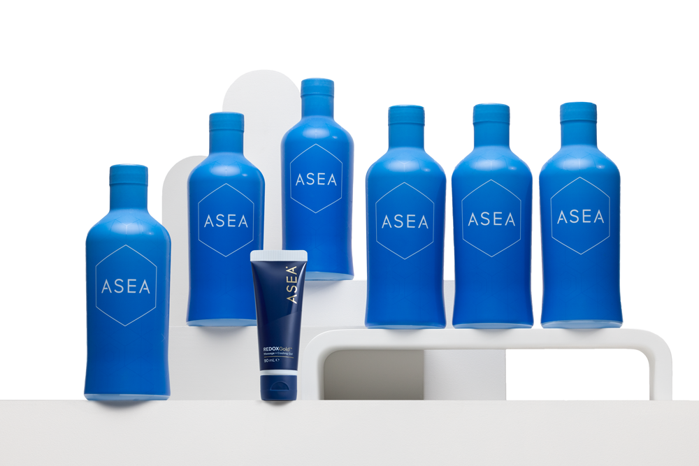 Asea Gold Essentials 6 bottles of Redox Supplement water +1 tube of REDOXGold™ gel